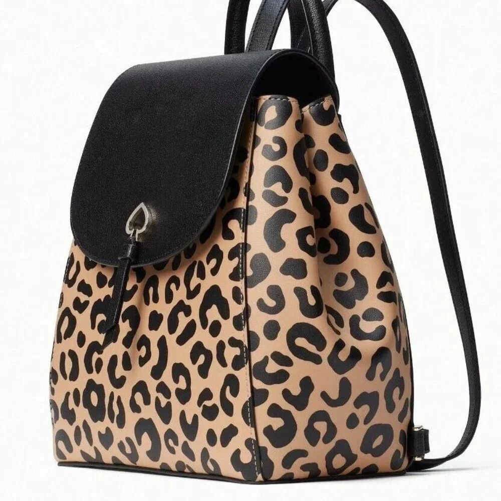 Kate Spade Adel Leopard Print Backpack
